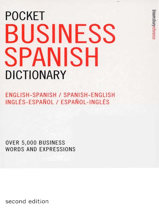 Title details for Pocket Business Spanish Dictionary by A&C Black - Available